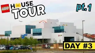 TOUR of the LEGO HOUSE in BILLUND DENMARK (pt 1) - LEGO Europe Vlog Day 3