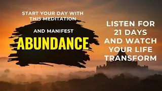 5-Minute Morning Meditation to Manifest Abundance | Start Attracting Wealth & Success Today