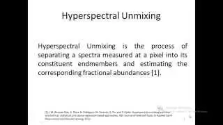 Partial dictionaries for hyperspectral unmixing (WACV 2014)