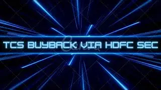 APPLY TCS BUYBACK VIA HDFC SECURITIES #hdfcsec #tcsbuyback #apply #online