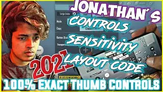 JONATHAN Controls Layout Code 100% Accurate layout & Sensitivity OnePlus 6T #PUBGMOBILE #MIGHTYBOYYT