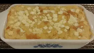 White Chocolate Bread Pudding