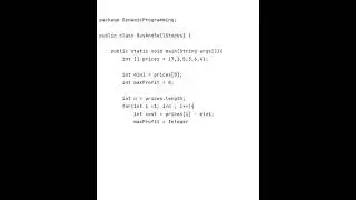Buy And Sell Stocks to get maximum profit. | Dynamic Programming. 