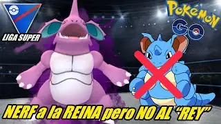 Con el NERF a la REINA! NIDOKING SHADOW es lo que nos queda en LIGA SUPER - GBL - Pokemon Go Pvp