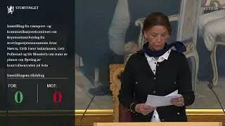 Flyttingen av Stavanger Kontrollsentral stoppes av Stortinget. 4. mai 2021.
