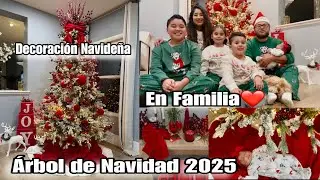 Como Decorar mi Arbol de Navidad Clásico y Tradicional🎄Decoración Navideña 2025// en familia 