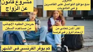🛑ماكرون منع مواقع التواصل للأقل من 15 سنه،حرمان الطلبه الأجانب من مساعده السكن،كم يوفر الفرنسيون  ؟