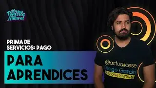 Prima de servicios: pago para aprendices