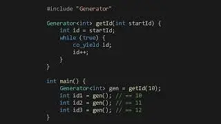 C++ Bonus [038] - Coroutinen & Generatoren