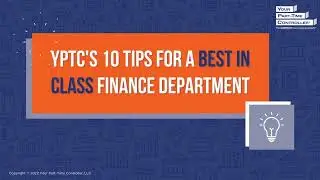 YPTC's 10 tips for a Best in Class Finance Department!