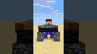 HELP Herobrine To Power Up And Break The Heaviest Bedrock #friendship #shorts #trending #anime