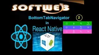 BottomTabNavigator [ 2 ]- React Native - شريط ادوات اسفل الشاشة