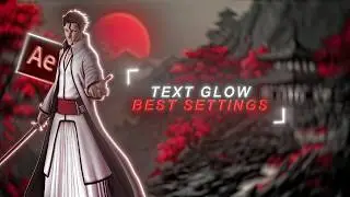BEST Text Glow Settings in After Effects 🔥 | Easy Tutorial