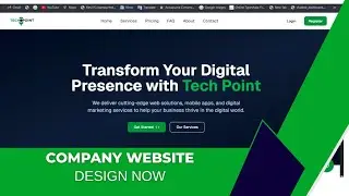 Tech Point Web Development Company Website | Next.js 16, React & Tailwind CSS