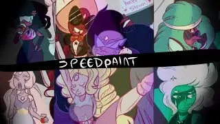Steven Universe [SPEEDPAINT] Awkward Fusion Party