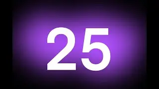 25 Second Countdown Timer - Silent