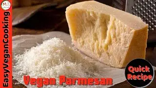 Vegan Parmesan - &Nu;&eta;&sigma;&tau;ί&sigma;&iota;&mu;&eta; &Pi;&alpha;&rho;&mu;&epsilon;&zeta;ά&nu;&alpha;  | Quick Recipe |EasyVeganCooking