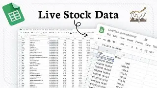 How to get real time stock data in Google Sheets