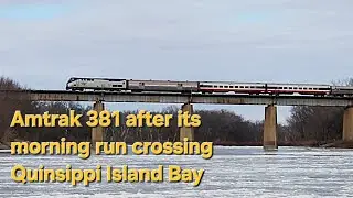 Amtrak 381 after its morning run!!