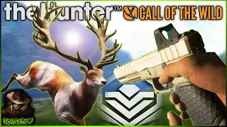 GLOCKING A Diamond Piebald Super Rare Red Deer! Glock Hunt Call of the wild