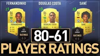 FIFA19 OFFICIAL RATINGS 80-61 UPGRADES/DOWNGRADES ?!?!?!