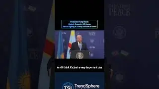 Президент Трамп провёл историческую церемонию подписания мирного договора между Руандой и ДР Конг...