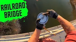 MAGNET FISHING over Railroad Bridge {multiple findings}