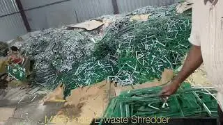 E-waste Shredder Machine, E-waste Crusher, E waste Shredding Machine, #ElectronicsCrushingMachine,