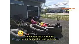 Review Nevlers Black Inflatable Lounger Hangout Sofa Bed with Travel Bag Pouch The Portable Inflatab