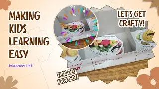 DIY Healthy and Unhealthy Food EVS Project for Grade 1 | Easy School Activity for Kids