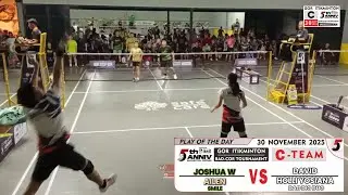 BADMINTON CORNER 5TH ANNIV 2025 CLASS C | JOSHUA + AILEN (SMILE) VS DAVID + HOLLI (DAG DIG DUG)