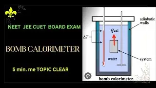 Bomb calorimeter | Thermodynamics class 11|11Chemistry | 11physics | Neet Jee