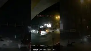 ACCIDENT! Car crashed in a scooter in Rohini , Delhi #ridesafe #scooter #shorts #viral #driving