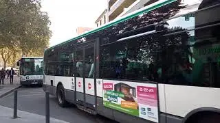 Ligne 129 Irisbus Citélis Line Départ à Porte des lilas.