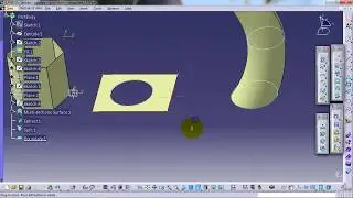 Surface in catia Part 12 Boundary - Extract - Extrapolate