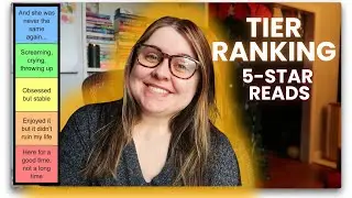Tier Ranking all of my 5-star books from last year | 2025 5-star audit