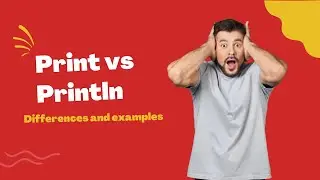 Printing Methods (Print vs Println) -  Tutorials for Beginners #5 | Learn to code Java in 2022
