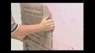 Монтаж панелей серии Hand Cut Stone и Hand Laid Brick