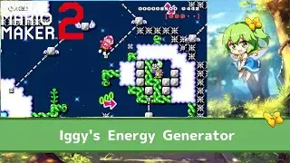 Super Mario Maker 2 - Iggy's Energy Generator