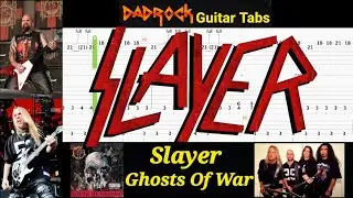 Ghosts Of War - Slayer - Guitar + Bass TABS Lesson