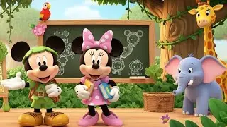 Mickey and Minnie Jungle School Adventure  &ndash; Fun Learning for Kids!