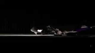 FedEx B777F Night Landing at Anchorage (ANC) | Flight Factor 777F | X-Plane 12