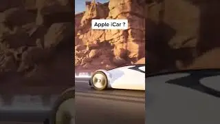 new Apple car concept on road video leaked 😍 #shorts #tiktok #applecar