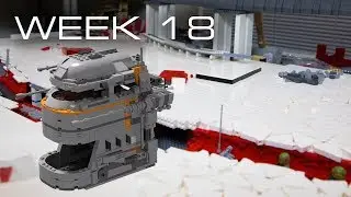 Building Crait in LEGO - Week 18: Turrets