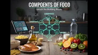 Class 6th NCERT chapter 1 भोजन के घटक COMPONENTS OF FOOD🍓🍎🥬🧋