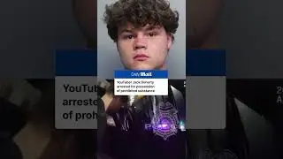 YouTuber Jack Doherty was whining about his luxury watch as Miami police arrested him on substance..