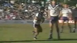 Ewan McGrady Try#1 1990 Rd 9 Canterbury v Penrith