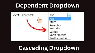 Select State and Country in React JS | Dropdown List In React | Cascading Dropdown using ReactJS