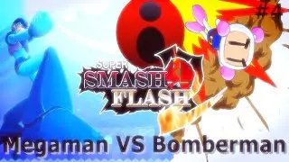 Ultra MAN Battle - Megaman vs Bomberman - Super Smash Flash 2 - JAY vs zeroimmy