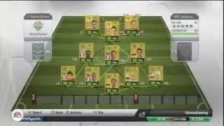 Fifa13 Ultimate Team - Squad Builder - THE BEST NON RARE GOLD TEAM EVER!! UNDER 10K!!
